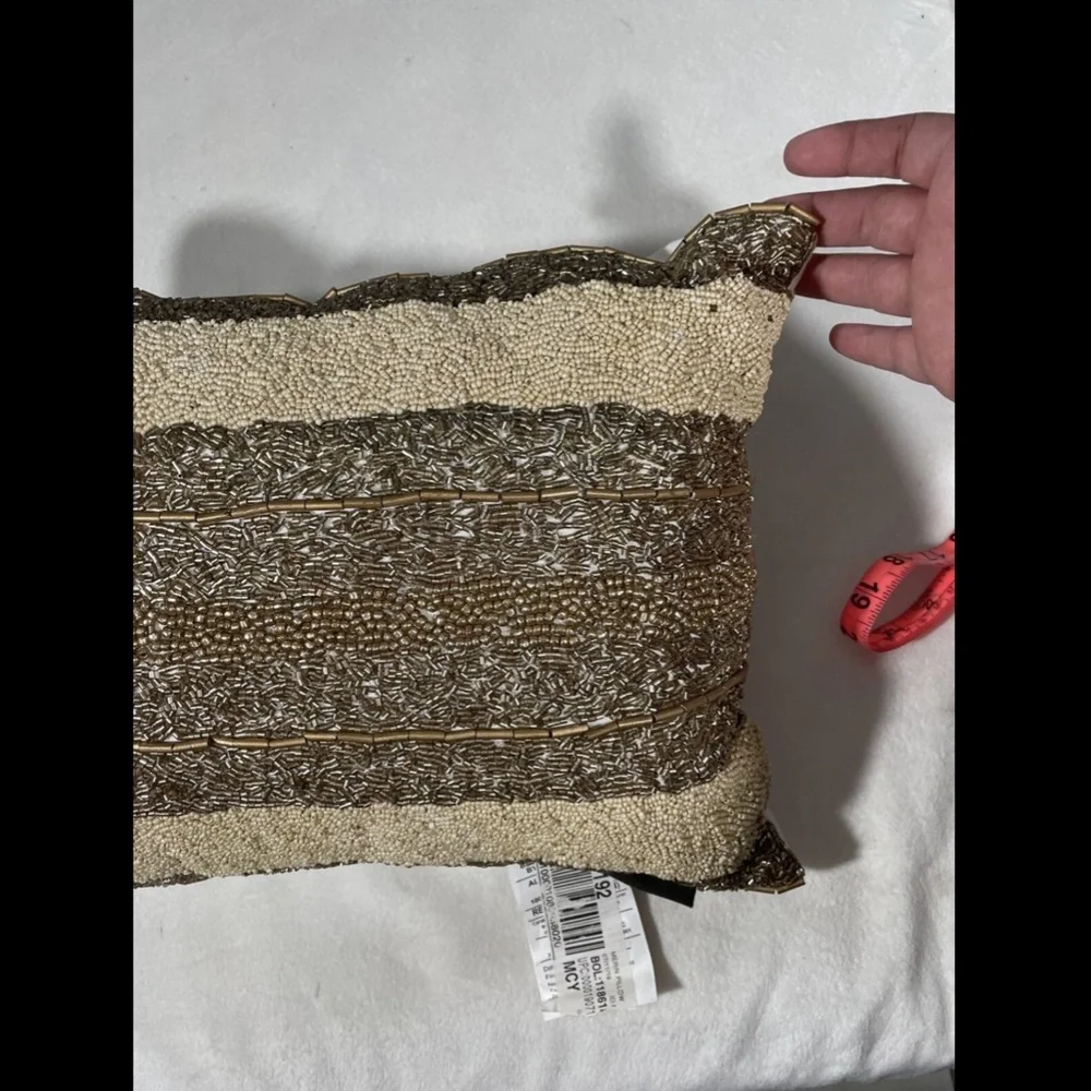 NWD Lacourte Gatsby‎ Beaded Decorative Pillow